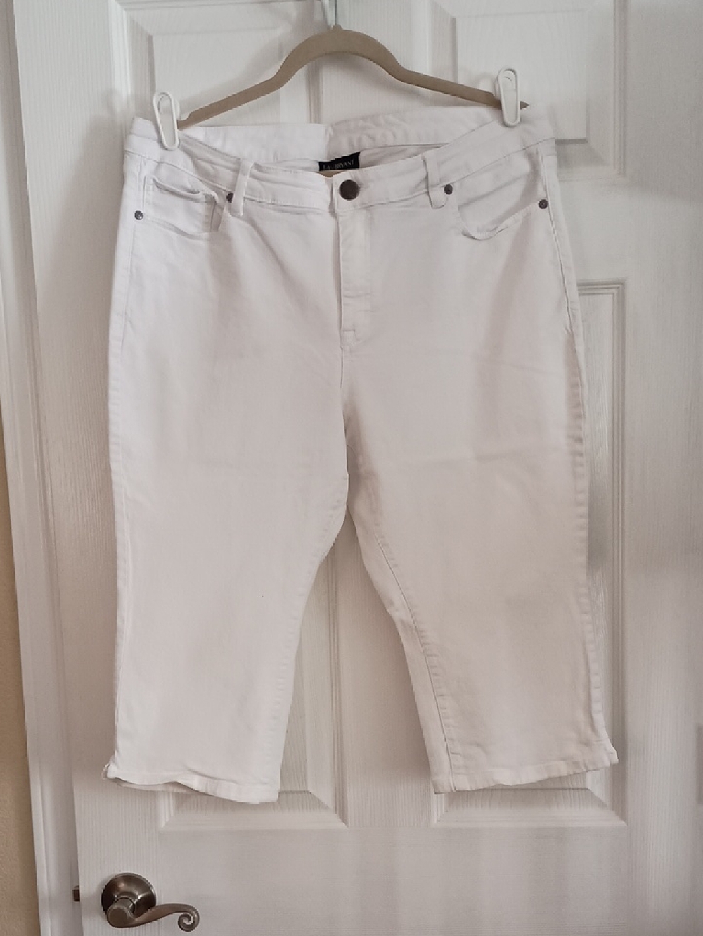 Lane Bryant Signature Fit Boyfriend Jeans Capris f800